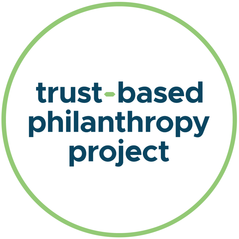 trust-based philanthropy project logo