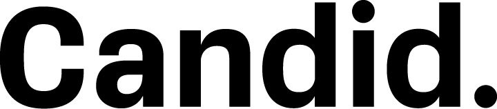 Candid logo in black