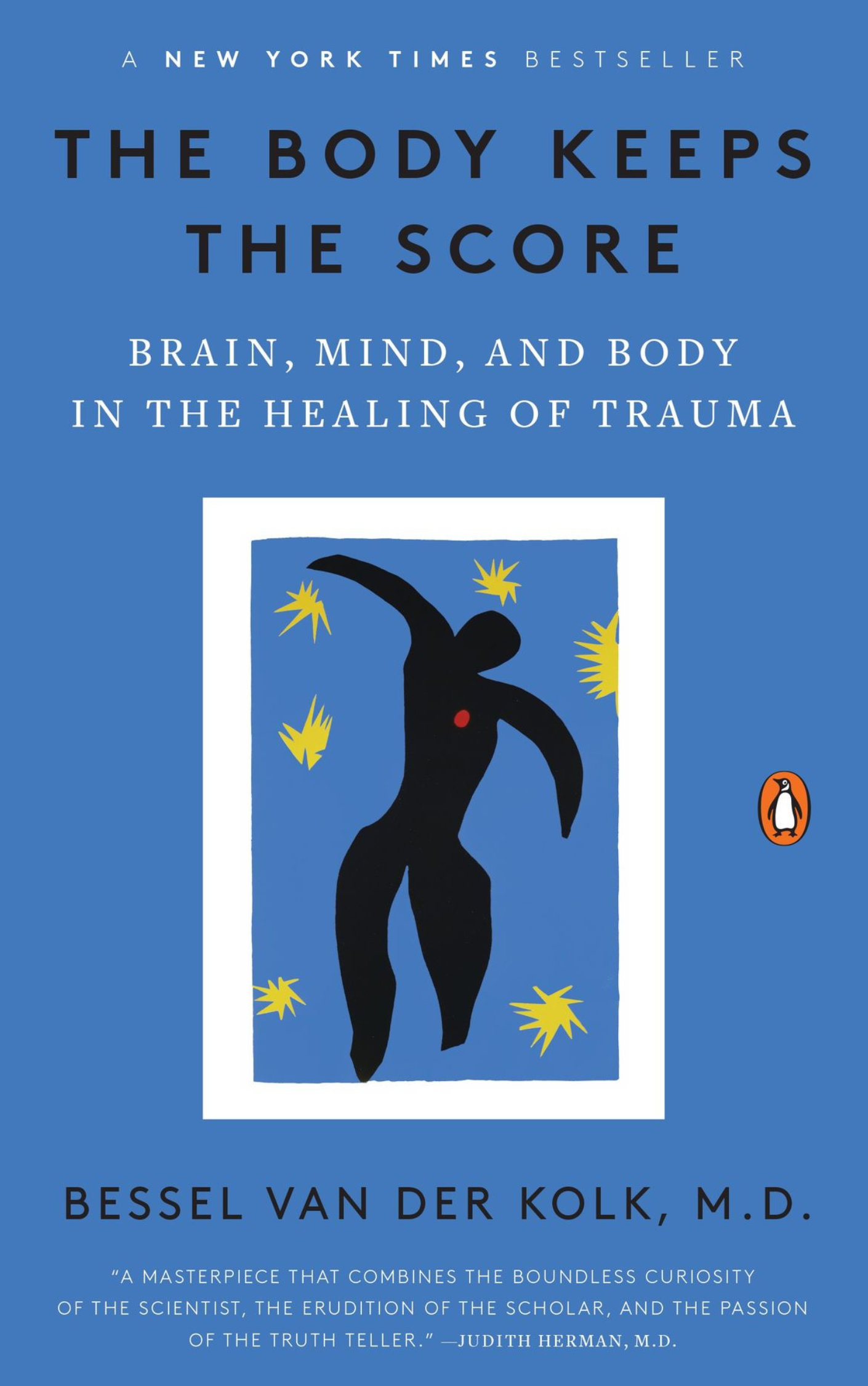 Book cover for The Body Keeps the Score: Brain, Mind, and Body in the Healing of Trauma by Bessel van der Kolk  