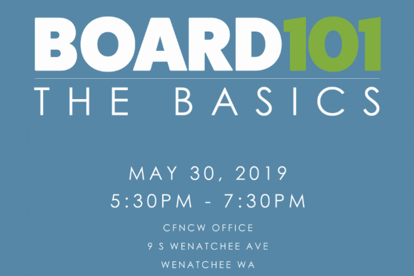 Board 101: The Basics Event Banner
