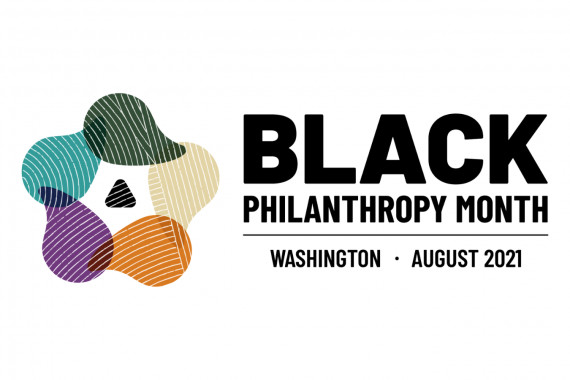 Washington state Black Philanthropy Month logo - August 2021