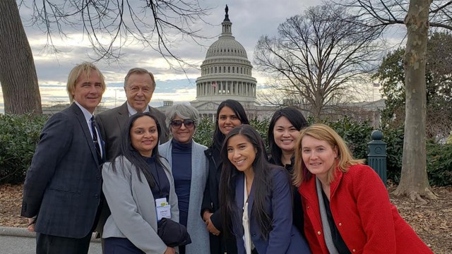 FOTH staff and member delegates at Capitol Hill in 2019