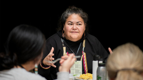 Liz Medicine Crow in conversation at Philanthropy Northwest's 2019 Conference