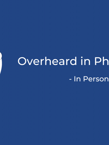 Overheard in Philanthropy: In Person! 