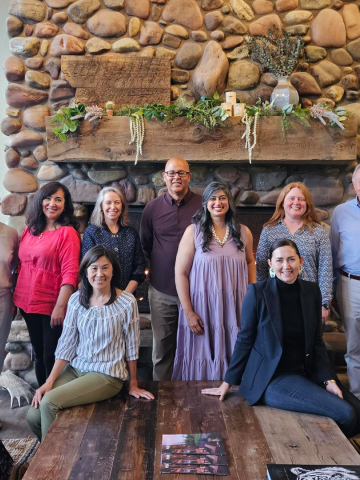 Philanthropy Northwest board members at a board retreat in Whitefish, Montana